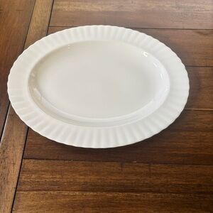 Royal Albert "Reverie" White Bone China Oval Serving Platter EXCELLENT CONDITION